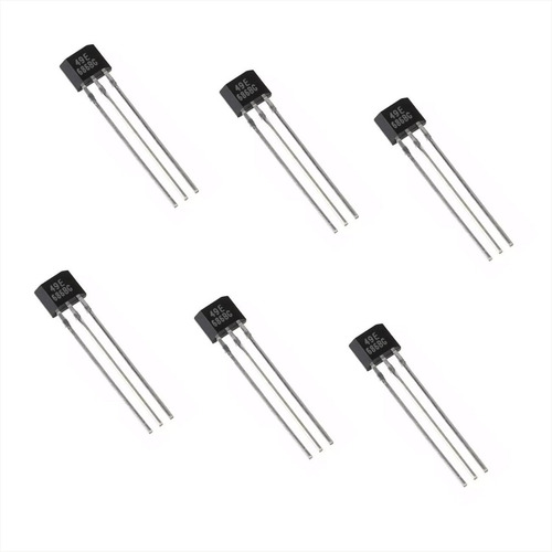 Pack 6 Sensor De Efecto Hall 49e Ah49e Oh49e Ss49e, To92