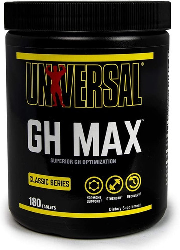 Gh Max Universal Nutrition 180 Tabletas Arginina Glutamina