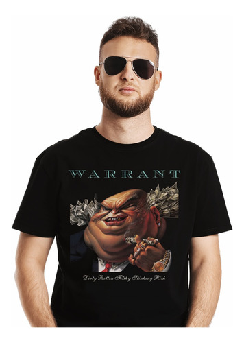 Polera Warrant Dirty Rotten Filthy Stinking Rich Metal Impre