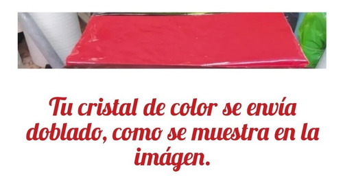 Hule Cristal De Color Grueso Calibre 8 Flexible 1.40m X 6.0m
