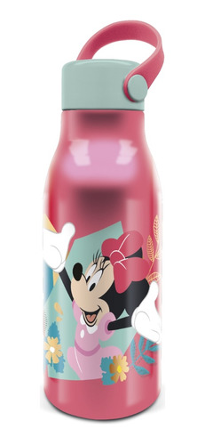 Botella Aluminio Infantil Wabro Manija 760ml Minnie