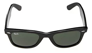 Óculos De Sol 0rb2140 Wayfarer Unissex Ray-ban Cor Preto Cor da armação Preto Cor da haste Preto Cor da lente Verde Desenho Quadrado