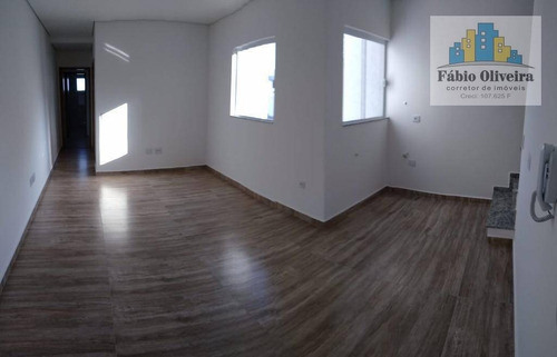 Cobertura Com 2 Dormitórios À Venda, 47 M² Por R$ 340.000,00 - Vila Marina - Santo André/sp - Co0166