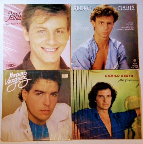 Discos Lp De Vinilo Artistas De Los 80's Pedro Marín Y Mas (Usado)