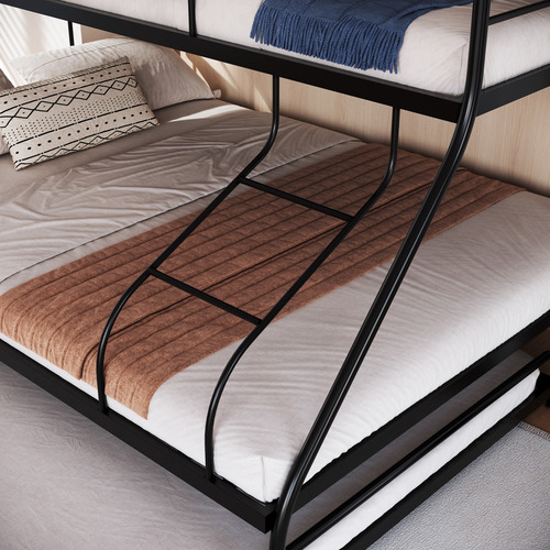 Treliche Com Cama De Casal Cor Preto Não Tem