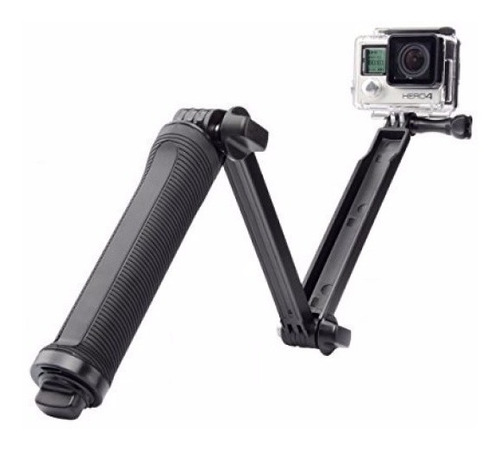 3 Way Monopod Para Go Pro Sjcam Action Camera Tripie Selife