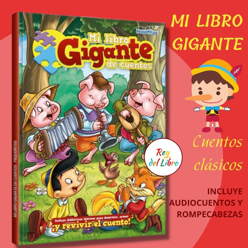 Libro Gigante Cuentos Clsicos Para Nios Con Rompeciuy