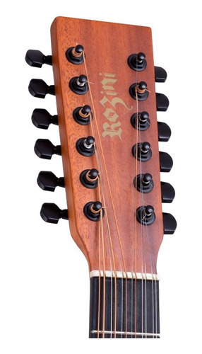 Violão Rozini Rx440 At.f.m Custom 12 Cordas
