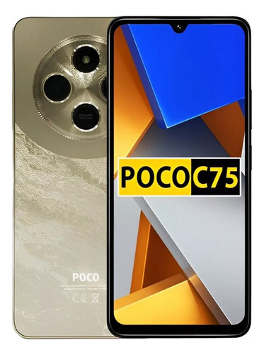 Celular Xiaomi Poco C75 Dual Sim 256gb 8gb Ram + Fone S/ Fio