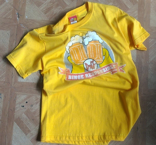 Playera Oficial Original Los Simpson Homero Duff Cerveza