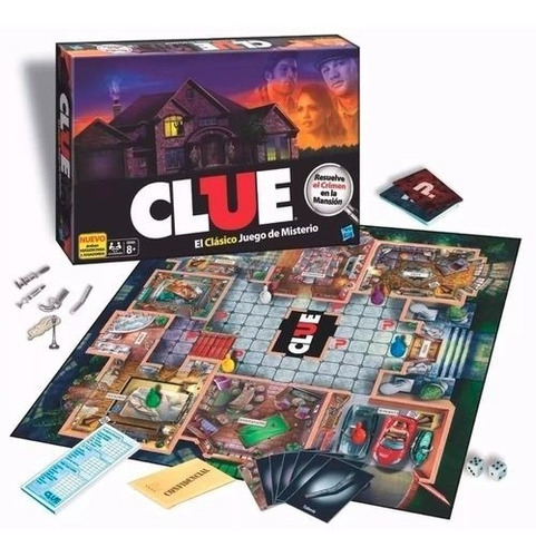 Imagen 7 de 7 de Juego de mesa Clue Refresh Hasbro 13011
