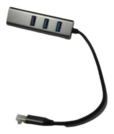 Adaptador Tipo C A Rj45 Lan 10 100 1000  3 Puertos Usb 3.0