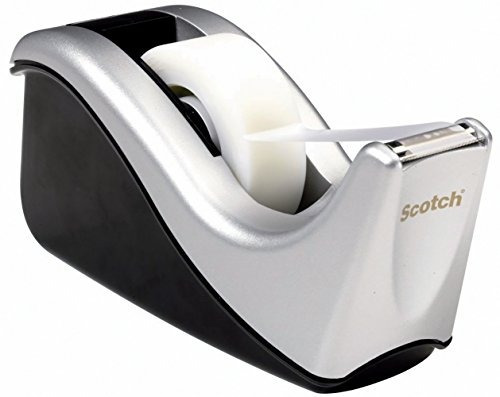 Dispensador De Cinta De Escritorio Scotch Silvertech, Dos To