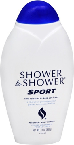 Shower To Shower Polvo Corporal, Sport 13 Oz