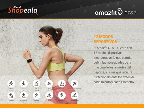 Imagen 3 de 9 de Smartwatch Xiaomi Amazfit Gts 2 Musica Llamadas Gps +cuotas