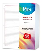 Comprar Mate | Hojas Para Carpeta | Carta | 500 Hojas