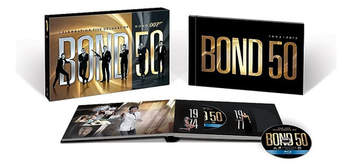 007 Bond 50 The Complete 22 Film Collection Box Set Bluray