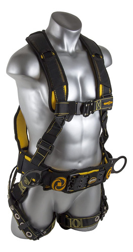 Guardian 21030 Cyclone Construction Harness With Qc Chest/tb