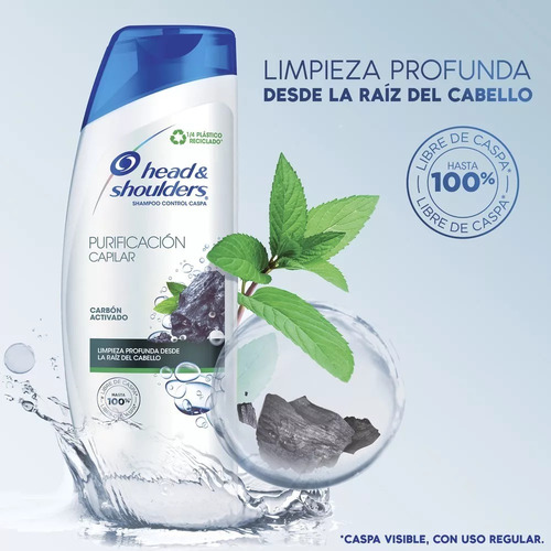 Shampoo Head & Shoulders Purificación Capilar 375 Ml