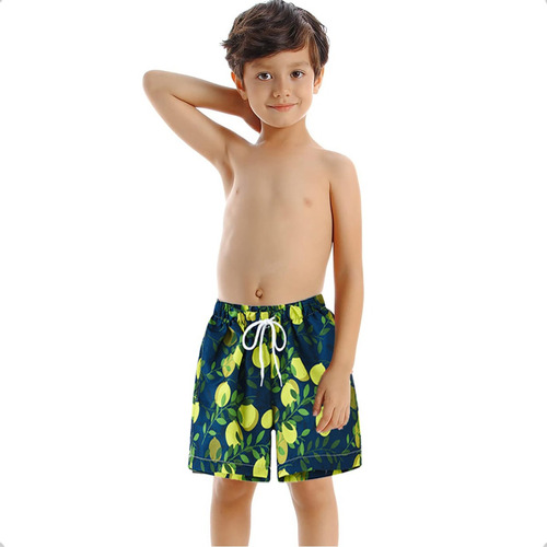 Traje De Baño Para Niño Shorts De Playa De Secado Rápido 