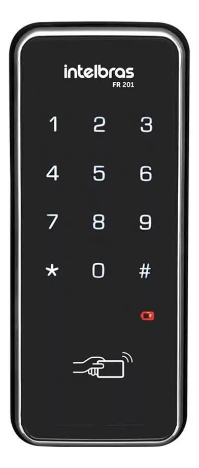 Primeira imagem para pesquisa de fechadura digital intelbras fr 201