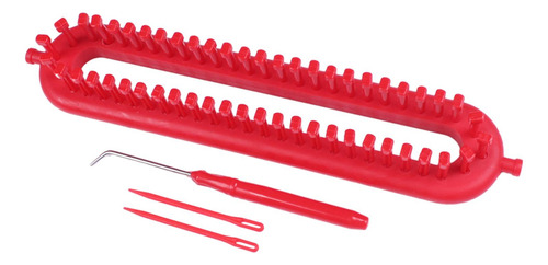 Telar De Bufanda Con Gancho, Telar Rectangular Para 26cm