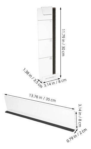Tablero De Notas Para Monitor De 6 Piezas: Adhesivo Acrílico