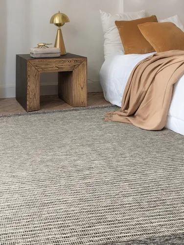 Alfombra Exterior Gris Tipo Yute 230 X 160 Cm Mihran +