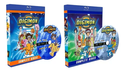 Box Blu-ray Digimon Adventure - Zero Two - Tamers - Frontier - Savers - Adventure  Tri + Filmes