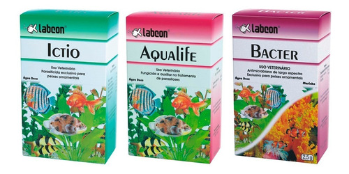 Alcon Kit Para Aquários E Lagos - Ictio Aqualife Bacter