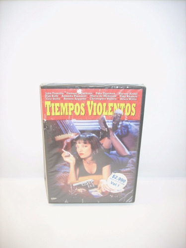  Tiempos Violentos  ( Pulp Fiction) Dvd Nuevo, Sellado!