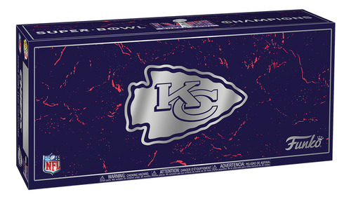 Funko Pop! Football Kansas City Chiefs Super Bowl 2024 4pack