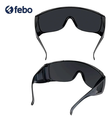 Imagen 4 de 8 de Lentes De Protección Trabajadores Acrílico Febo