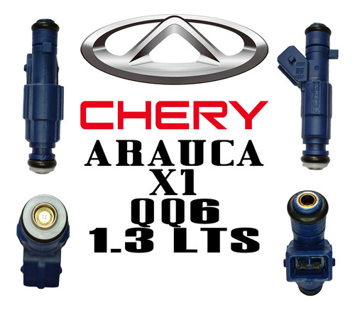 Inyector Gasolina Chery Arauca X1 X1y Qq6 1.3 Lts