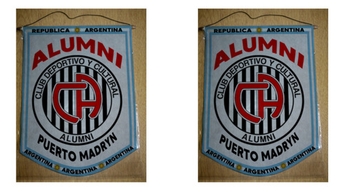 Banderin Chico 13cm Alumni De Puerto Madryn