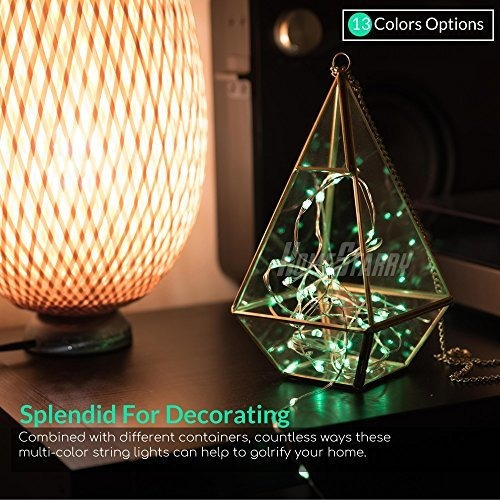 Homestarry Led Luces De Cadena, Bateria Multi Color Que Camb