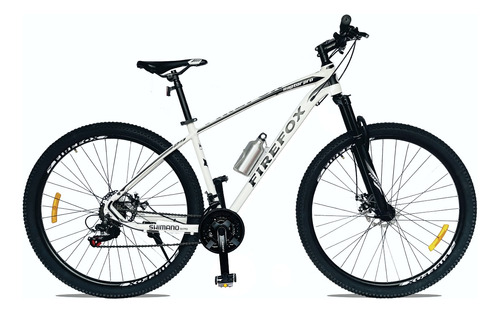 Bicicleta Mtb Firefox Raptor Pro Aro 29 De Aluminio Color Blanco Tamaño Del Cuadro M