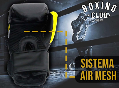 Imagen 8 de 10 de Guante De Box 8 10 12 14 Oz Boxing Club Sparring Ajustable