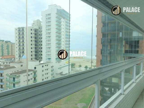 Apartamento Com 2 Dormitórios À Venda, 93 M² Por R$ 420.000,00 - Vila Guilhermina - Praia Grande/sp - Ap1565