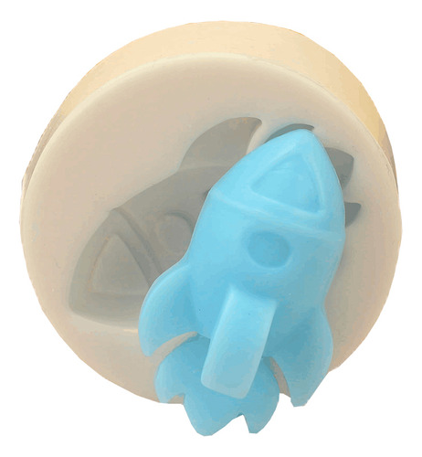 Molde Silicone Mini Foguete