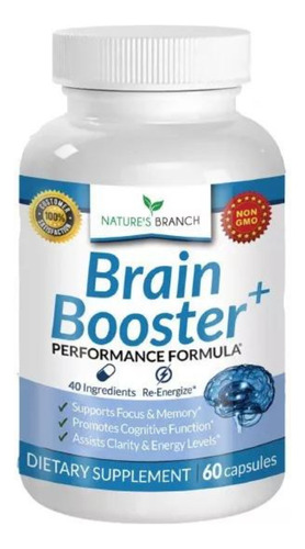Brain Booster Vitaminas Para El Cerebro Con 40 Ingredientes
