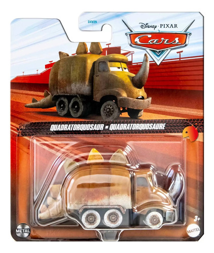 Disney- Pixar- Cars Quadratorquosaur Metal 1/55 Mattel® 