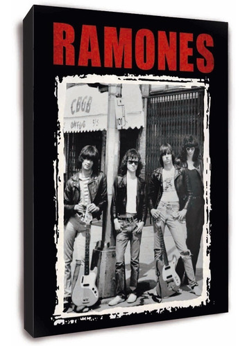 Ramones Y Otros Grupos Musicales De Rock En Cuadro 