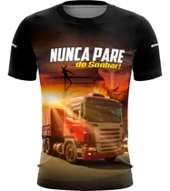 Comprar Camiseta Preta Masculina Térmica Brk Agro Caminhoneiro Uv50+