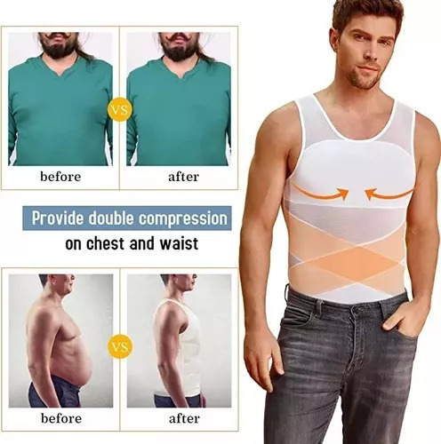 Camisas De Compresión Para Hombre Ginecomastia Pecho