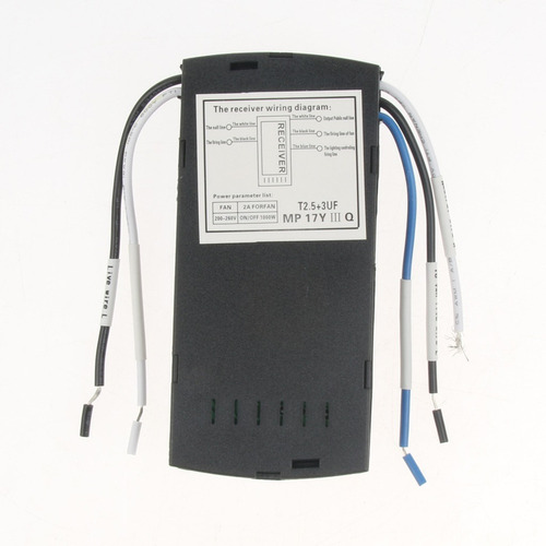 Kit De Control Remoto De 2 Lámparas De Ventilador De Techo U