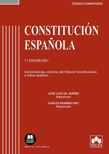 Constitución Española - Código Comentado (libro Original)