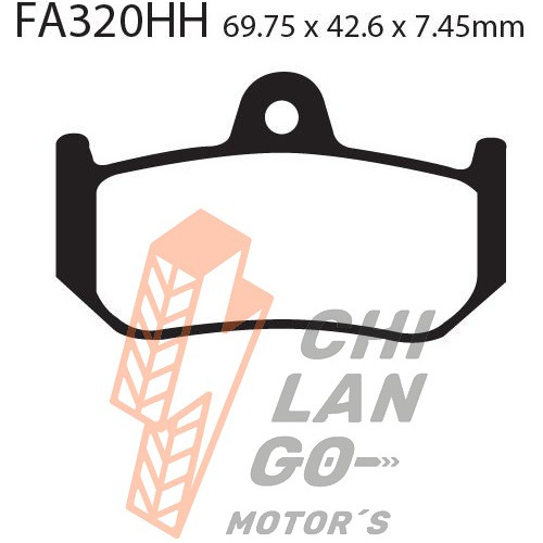 Balatas Tra. Mv Agusta F4 1000 S / Ss / Ago / 04-06 Fa320