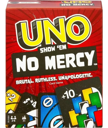 Juego De Cartas Uno Show Em No Mercy