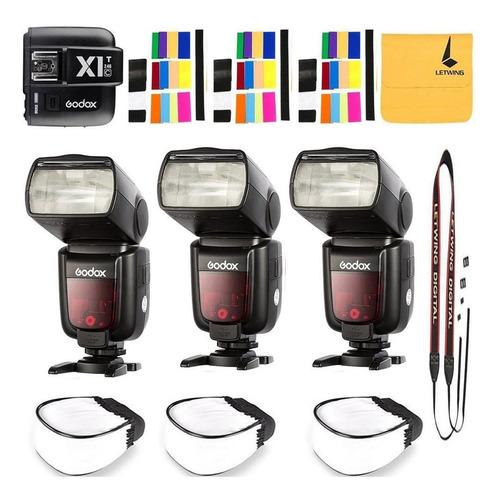 3 x Thinklite Ttl Flash Camara Tt685 c 2.4 ghz Velocidad